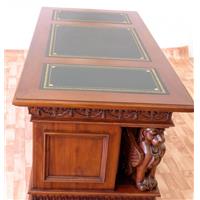 Bureau d'avocat style Empire en acajou massif Alcester