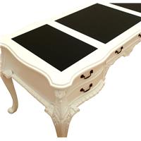 Bureau style anglais Chippendale en acajou blanc Claxton