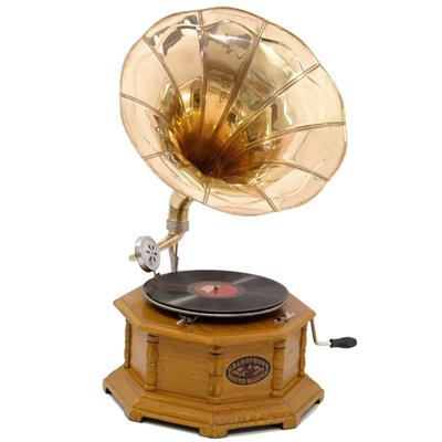 Gramophone octogonal fonctionnel Verdi