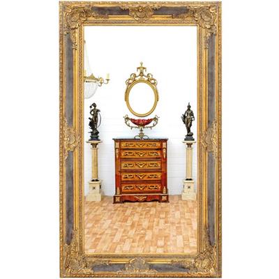 Grand miroir baroque doré 212x126 cm Biron