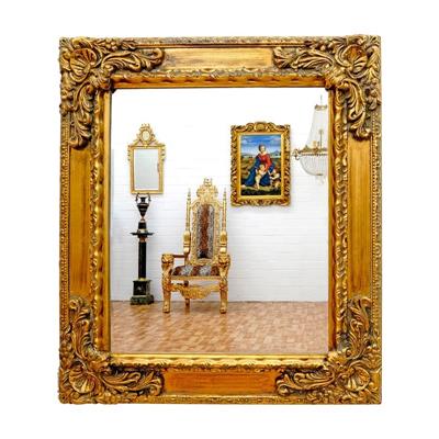 Miroir baroque doré 82x72 cm Rouvres